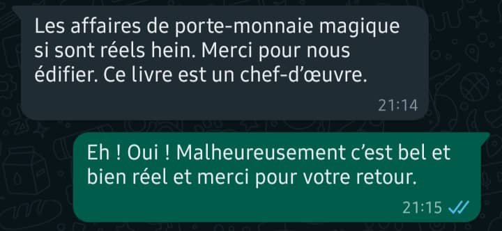 ABANDA Camille Livre J'ai Vendu mon Âme dans un Porte-monnaie Magique